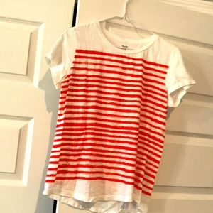 Great orange striped tee